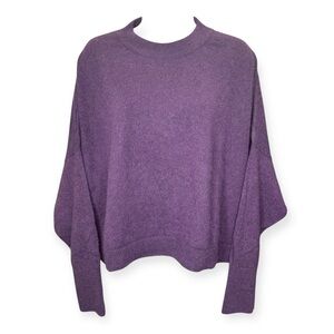 Dusan Icon Crewneck Sweater in Black Iris